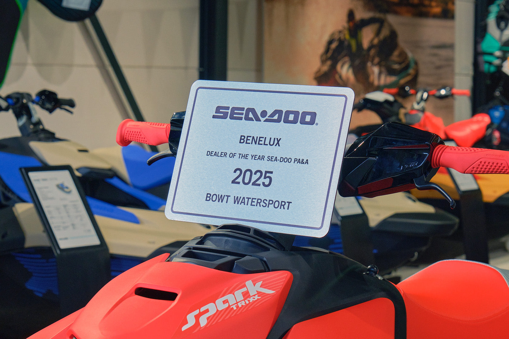 BOWT wederom uitgeroepen tot 'Sea-Doo Dealer of the Year' voor de Benelux