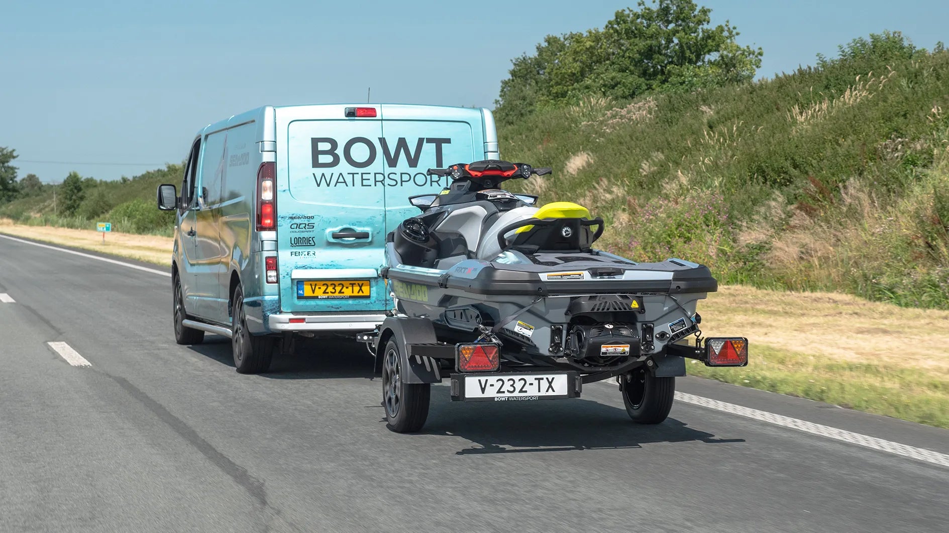 Veilig traileren en vervoeren van je Sea-Doo waterscooter