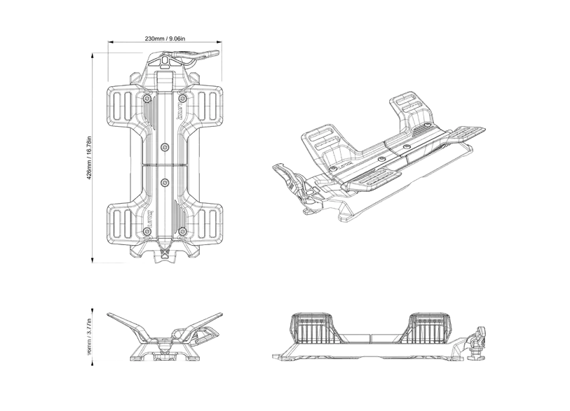 LinQ drijvende mat houder