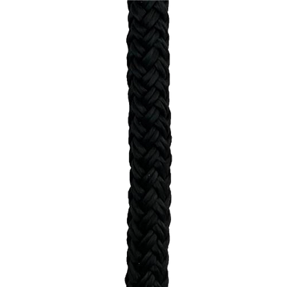 Hollex landvast zwart 10mm 16 strengen