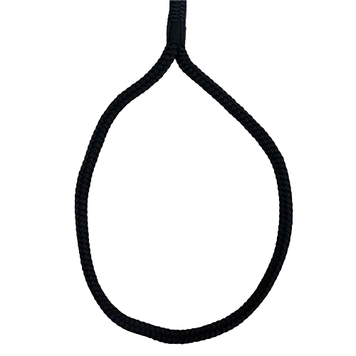 Hollex landvast zwart 10mm 16 strengen