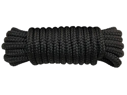 Hollex landvast zwart 10mm 16 strengen