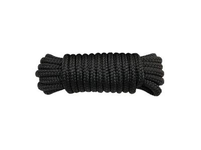 Hollex landvast zwart 10mm 16 strengen